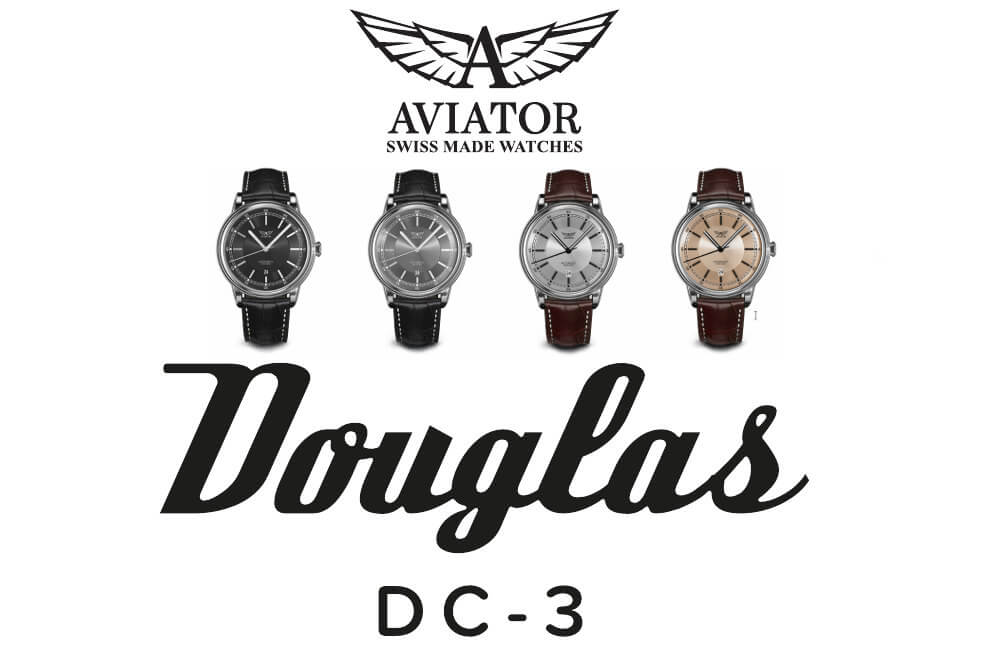 Kurtka do zegarka Aviator Douglas DC-3 Gratis