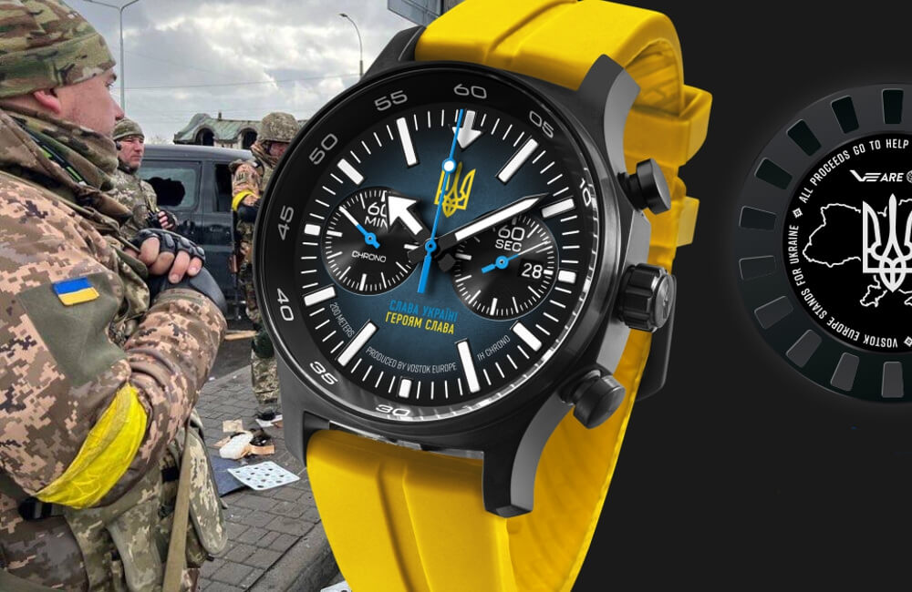 Vostok Europe wspiera Ukrainę limitowanymi zegarkami!