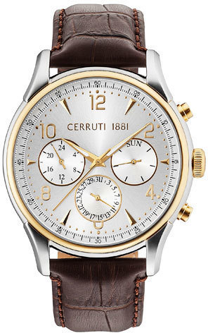 Cerruti Bellagio CRA107STG04BR zegarek m ski e zegarki.pl