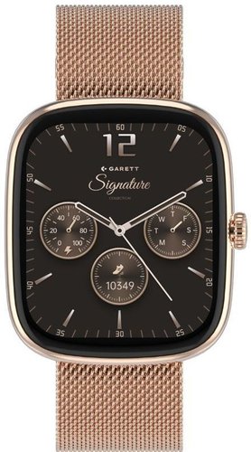 Garett 5904238485040 Smartwatch Garett Flow rose gold mesh