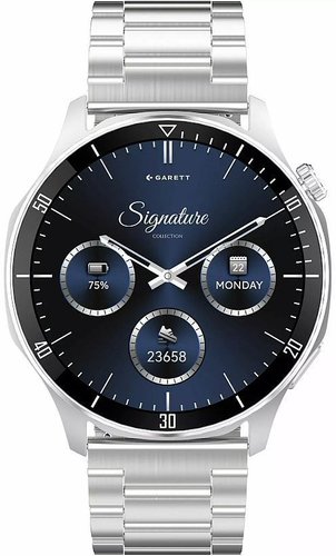 Garett 5904238485132 Smartwatch Garett Prime srebrny solid