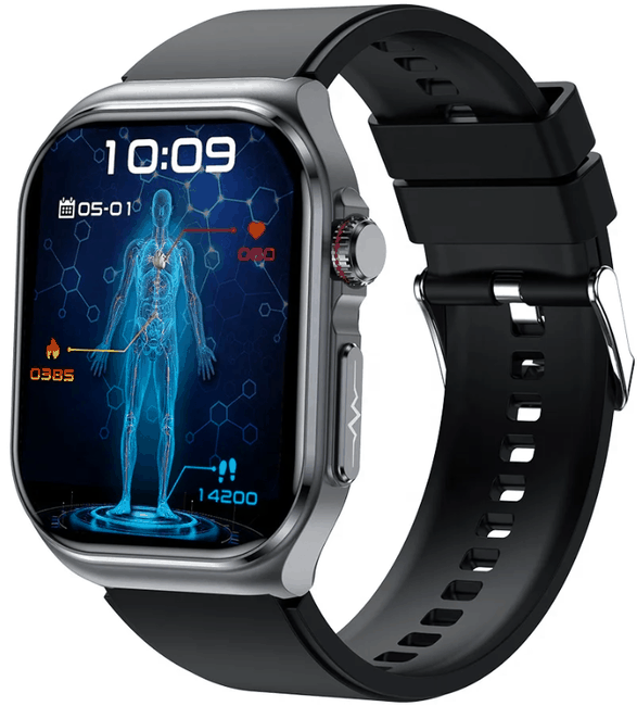 Nowoczesny smartwatch Rubicon RUB310 z ekranem AMOLED dla aktywnego mężczyzny