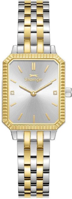 Zegarek damski Slazenger SL.09.2620.3.230 z prostokątną kopertą w stylu biżuteryjnym