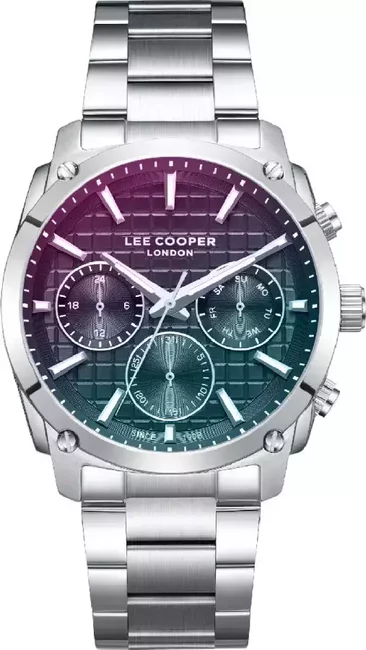 Męski zegarek Lee Cooper LC08348.351 z gradientową tarczą dla nowoczesnego mężczyzny
