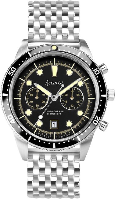Accurist 72005 męski zegarek z chronografem łączący brytyjski styl i sportową precyzję