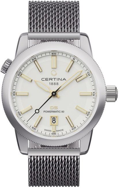 Wszechstronny męski zegarek Certina C041.407.19.031.01 z innowacyjnym systemem DS+