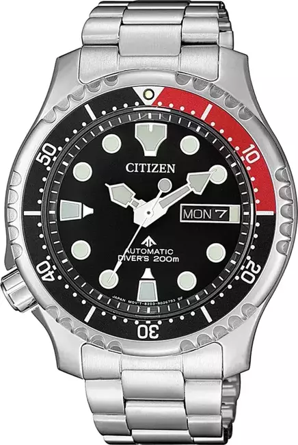 Męski zegarek do nurkowania Citizen NY0085-86EC z automatycznym mechanizmem
