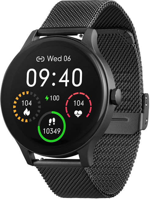 Garett 5904238483794 Smartwatch Garett Classy czarny stalowy