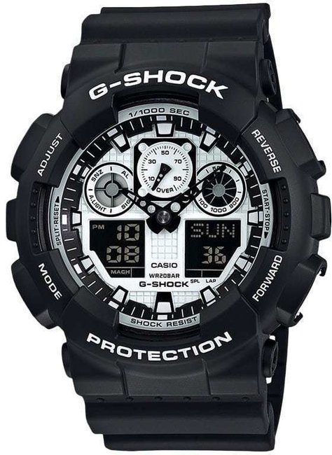 Casio G-Shock GA-100BWVCF-1AER VALENCIA CF