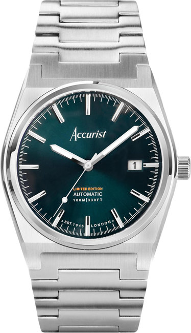 Męski zegarek Accurist 70029 z automatycznym mechanizmem i zintegrowaną bransoletą