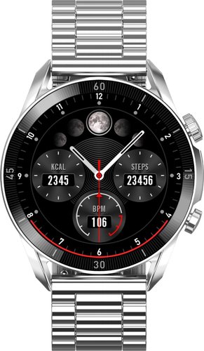 Garett 5904238485606 Smartwatch Garett V10 srebrny stalowy