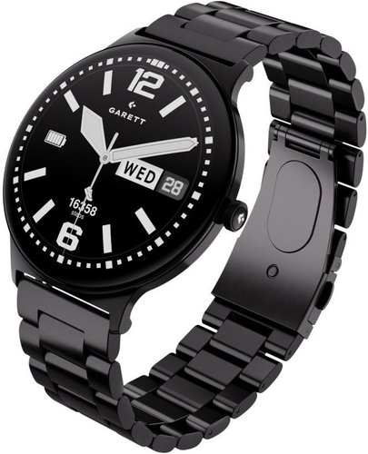 Garett 5904238487570 Smartwatch Garett Quantum Glow czarny stalowy