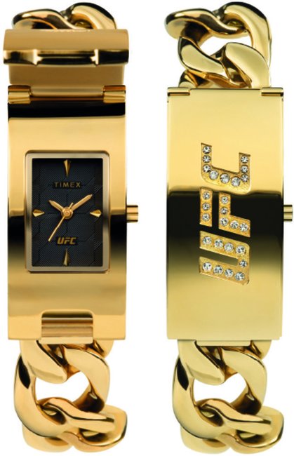 Timex TW2V55500 męski zegarek ze złotą bransoletą podkreślający styl