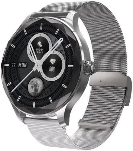 Garett 5904238486122 Smartwatch Garett Viva srebrny stalowy