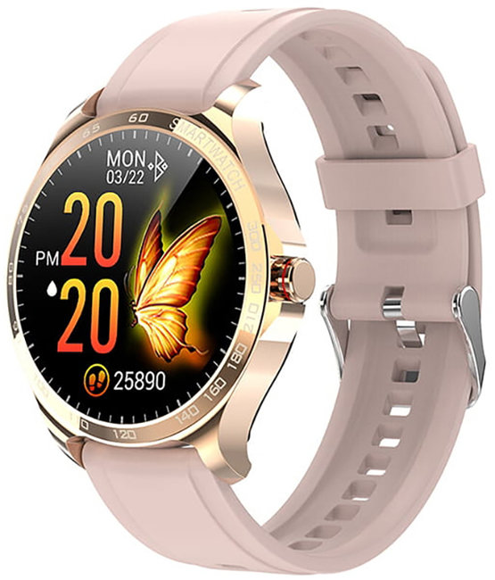 Garett 5904238480809 Smartwatch Garett Sport Factory RT złoty-róż