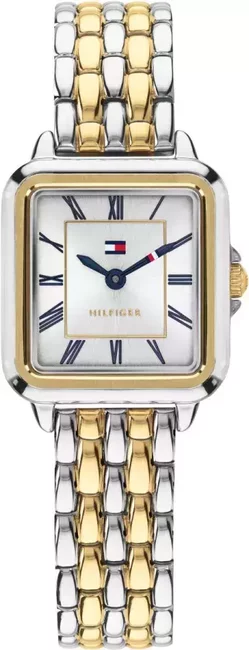 Elegancki zegarek Tommy Hilfiger 1782915 z prostokątną kopertą w stylu fashion dla kobiety