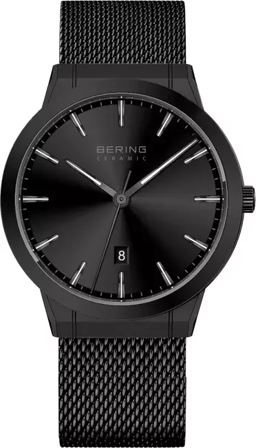 Minimalistyczny zegarek Bering 11440-122 z ceramicznym bezelem dla nowoczesnego mężczyzny