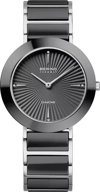 Elegancki Bering 11435-702 z diamentami na tarczy dla nowoczesnej kobiety
