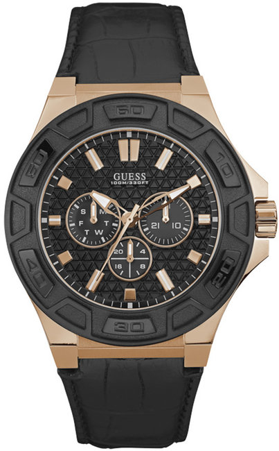 Wyrazisty Guess W0674G6 z multidatawnikiem w stylu fashion dla mężczyzny
