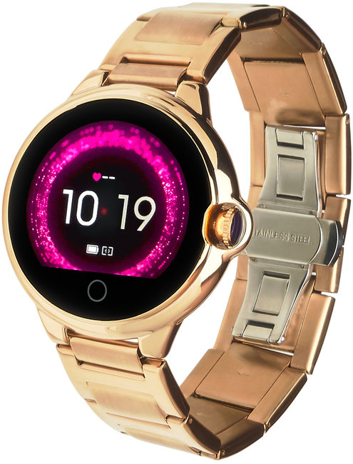 Garett 5903246286410 Smartwatch Garett Women Karen RT złoty, stalowy