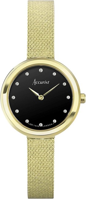 Elegancki męski zegarek Accurist 78002 ze złotą bransoletą na każdą okazję