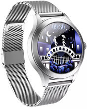 Garett 5904238480649 Smartwatch Garett Lady Naomi Pro RT srebrny, stalowy