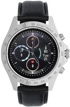 Garett 5904238480687 Smartwatch Garett V8 RT srebrno-czarny, skórzany