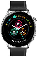 Garett 5904238483732 Smartwatch Garett Men Elegance RT czarny skórzany