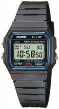 Casio Standard Digital F-91W-1YEG