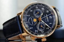 Zeppelin Watch Hindenburg Navy Dial 7036-3 Men Japan NEW